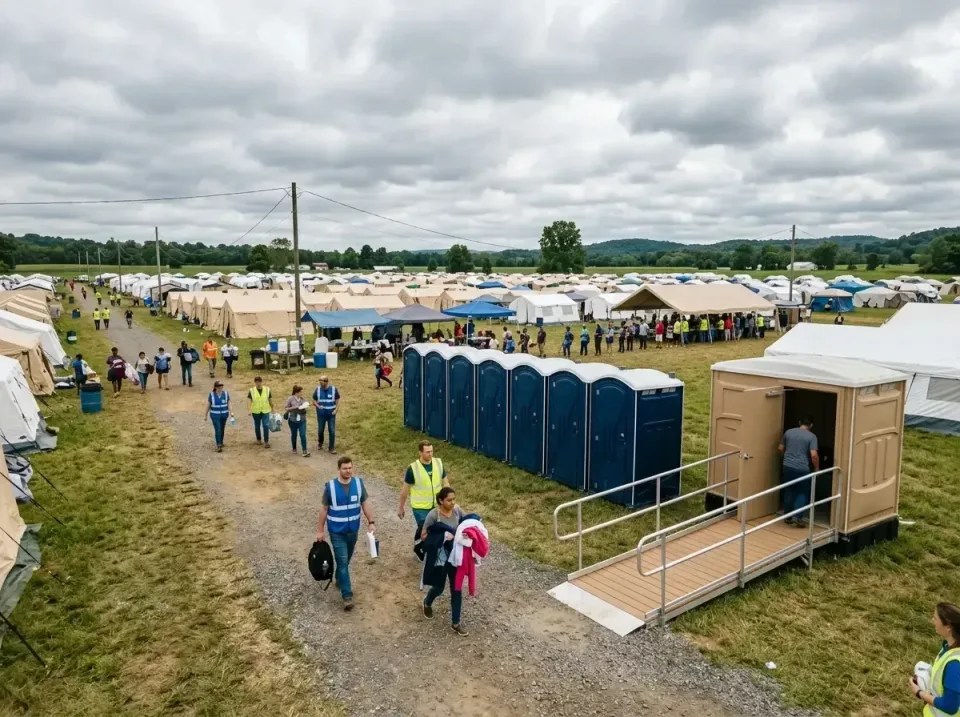 disaster-relief-camp-restrooms-010 — frequently asked questions, Dumpster & Portable Bathrooms Rental in Arkansas